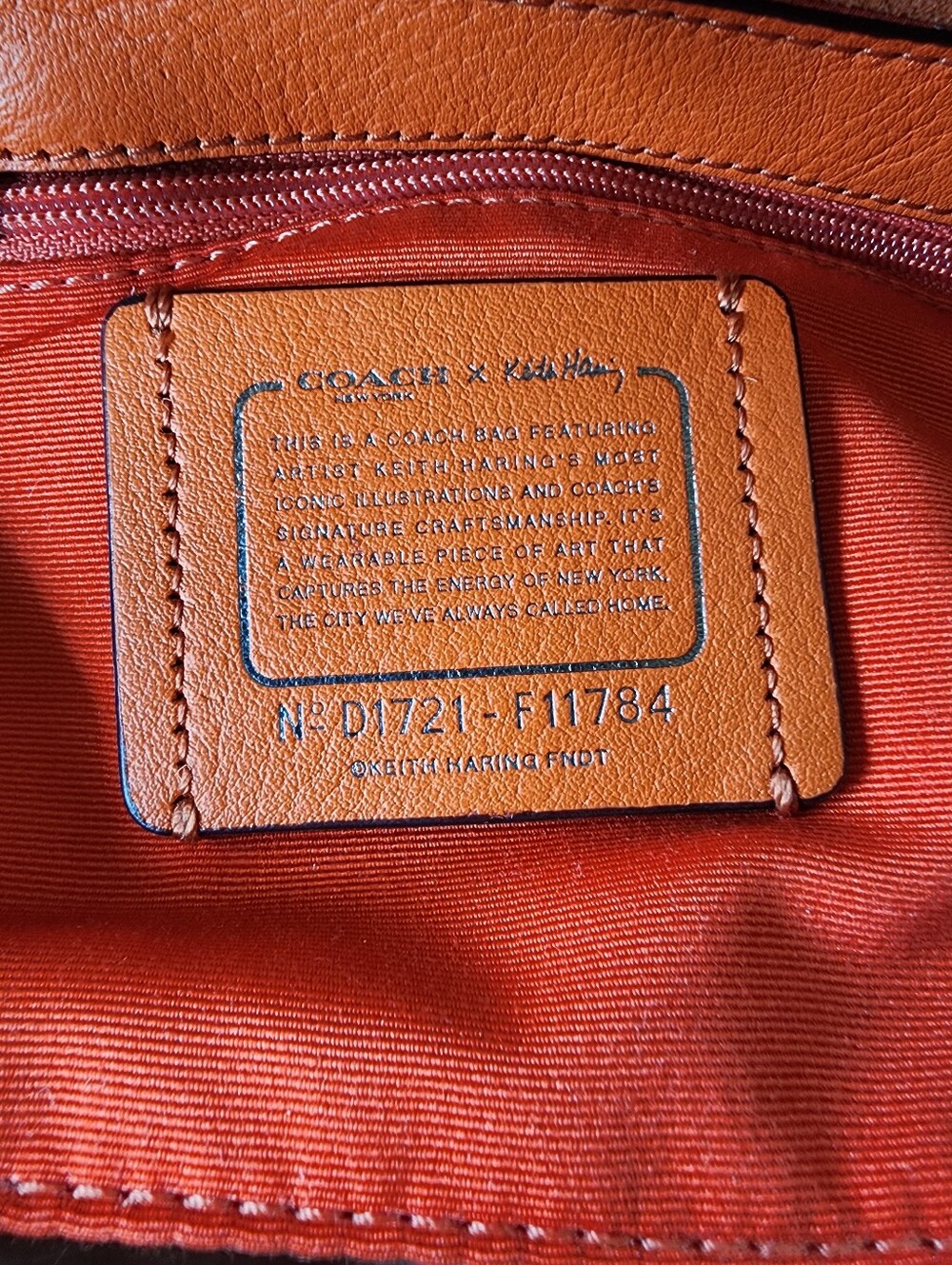 ✨️NWT✨️ Coach Keith Haring Limited Edition Hudson Crossbody, 2017, $395 MSRP - Picture 8 of 8